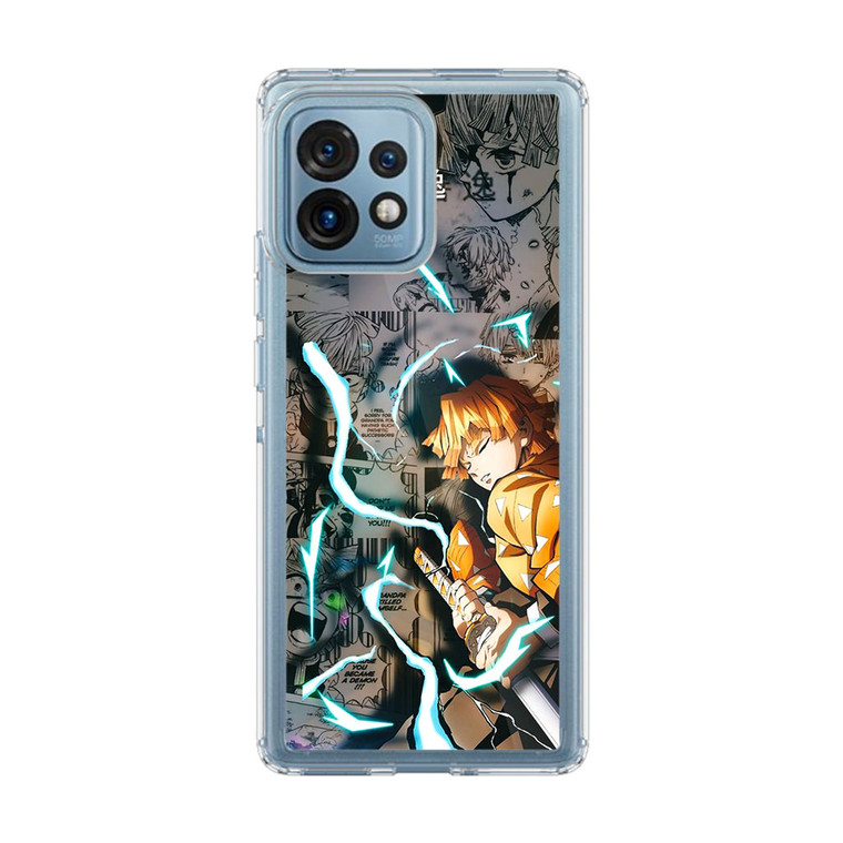 Anime Zenitsu Agatsuma Demon Slayer Motorola Edge Plus (2023) Case