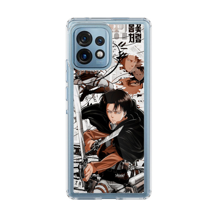 Attack on Titan Levi Ackerman Motorola Edge Plus (2023) Case