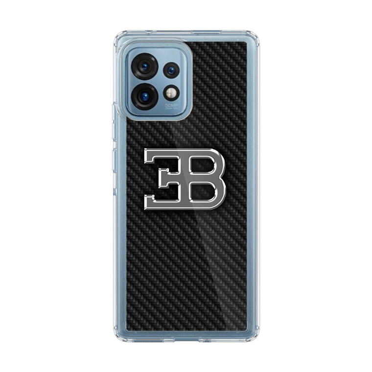 Bugatti Carbon  Fibre Logo Motorola Edge Plus (2023) Case