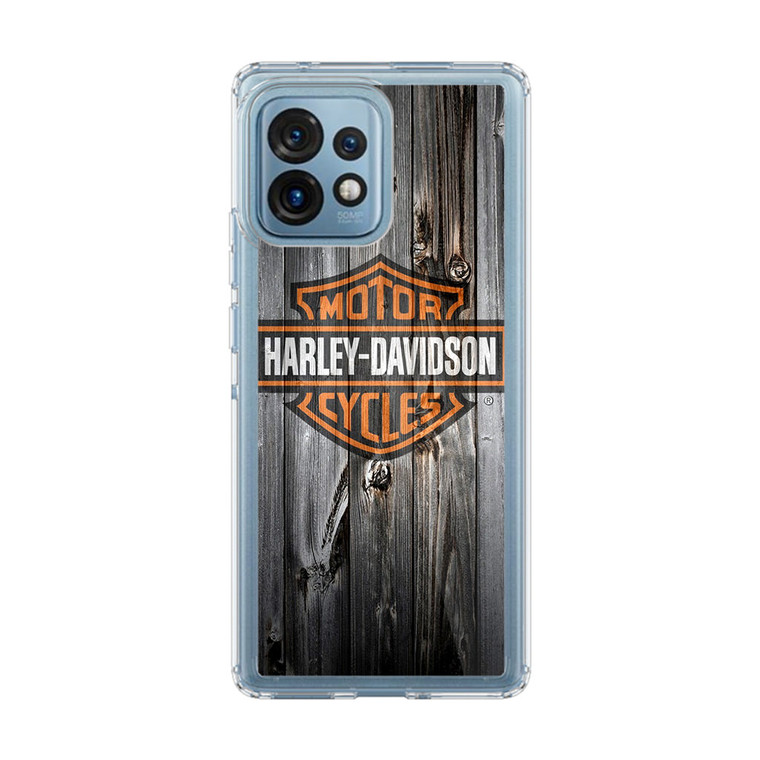 Harley Davidson Wood Art Motorola Edge Plus (2023) Case