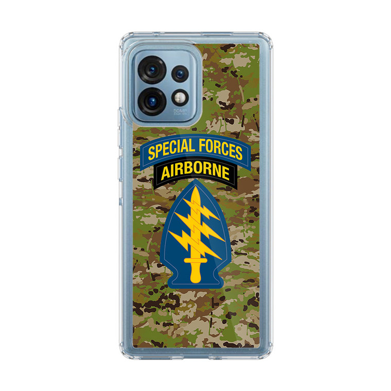 Camouflage Special Forces Airbone Military Motorola Edge Plus (2023) Case