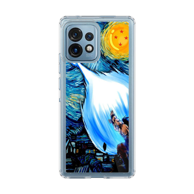 Dragon Ball Goku Kamehameha in Starry Night Motorola Edge Plus (2023) Case