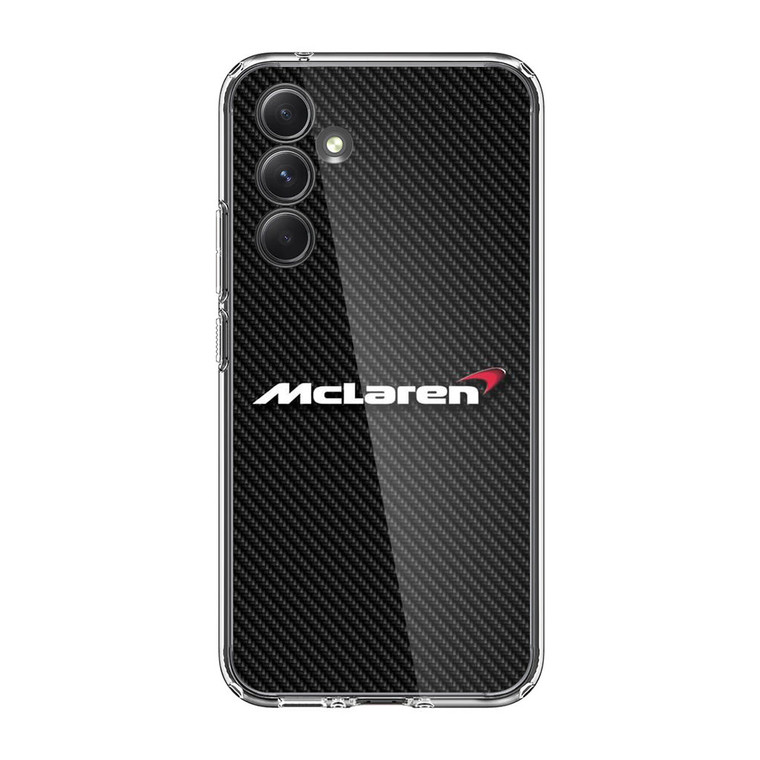 McLaren Logo Carbon Fibre Samsung Galaxy A25 5G Case