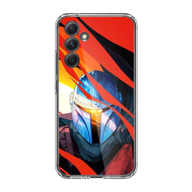 The Mandalorian Cartoon Samsung Galaxy A25 5G Case