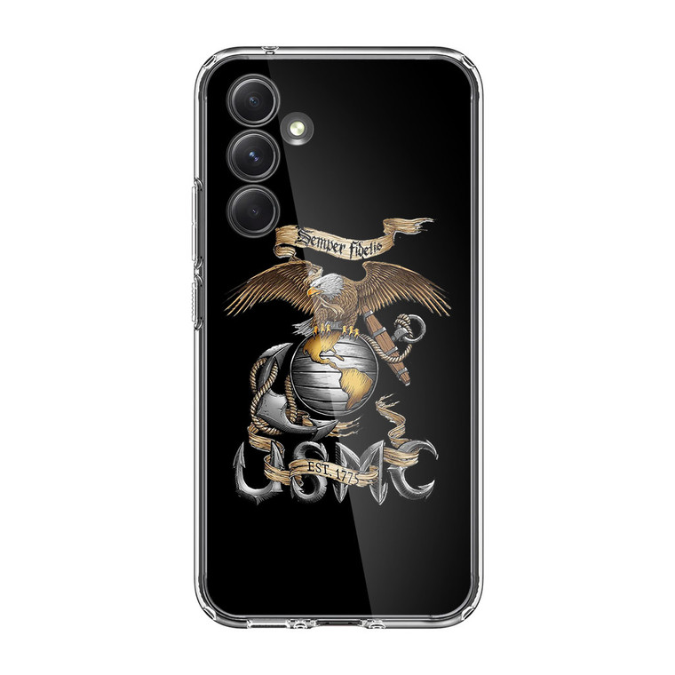 USMC Eagle Semper Fidelis Samsung Galaxy A25 5G Case