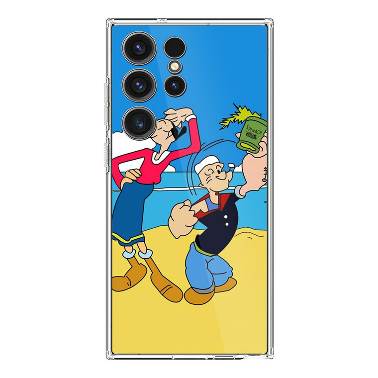 Popeye Cartoon Samsung Galaxy S24 Ultra Case