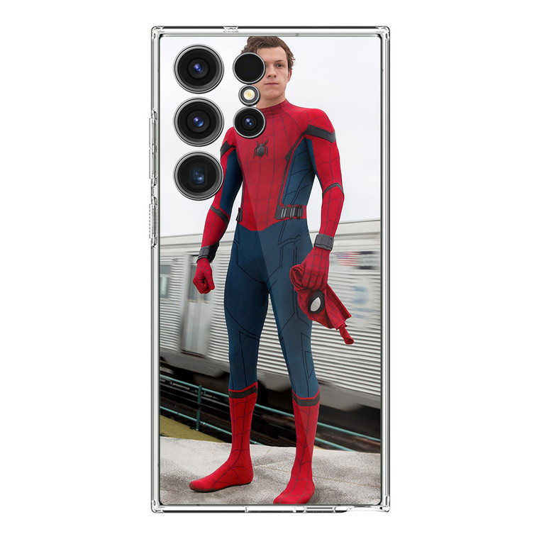 Spiderman Homecoming Tom Holland Samsung Galaxy S24 Ultra Case