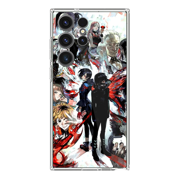 Tokyo Ghoul Water Paint Samsung Galaxy S24 Ultra Case