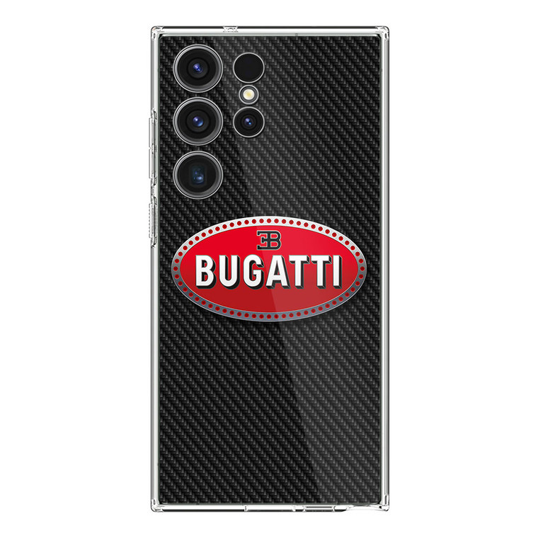 Bugatti Red Logo Samsung Galaxy S24 Ultra Case