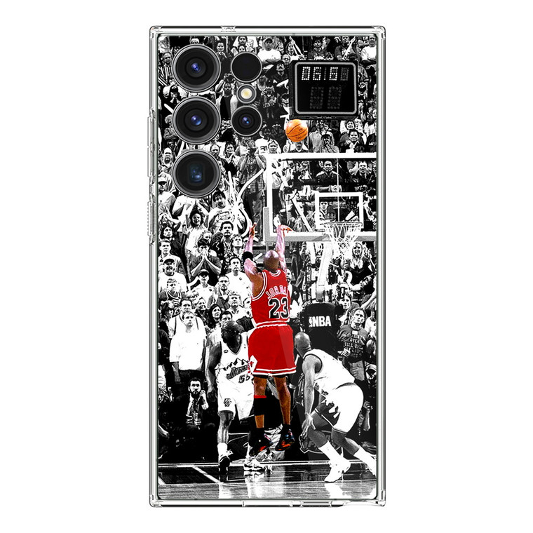 Michael Jordan Shoot in NBA Samsung Galaxy S24 Ultra Case