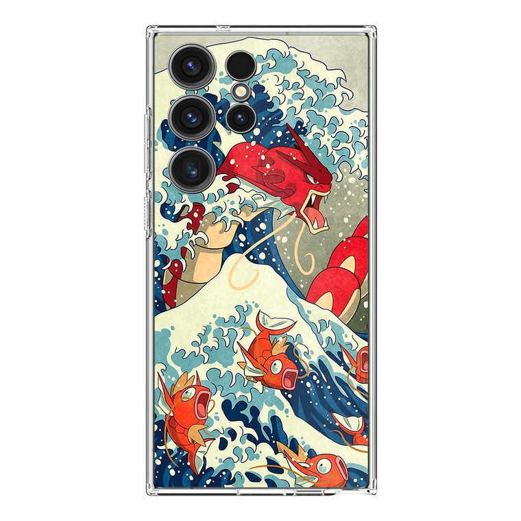 The Great Wave Of Kanto Pokemon Samsung Galaxy S24 Ultra Case