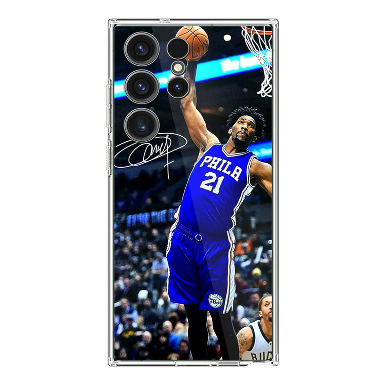 Joel Embiid Dunk Samsung Galaxy S24 Ultra Case