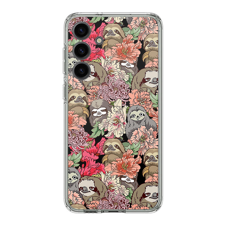 Because Sloth Flower Samsung Galaxy S24 Case