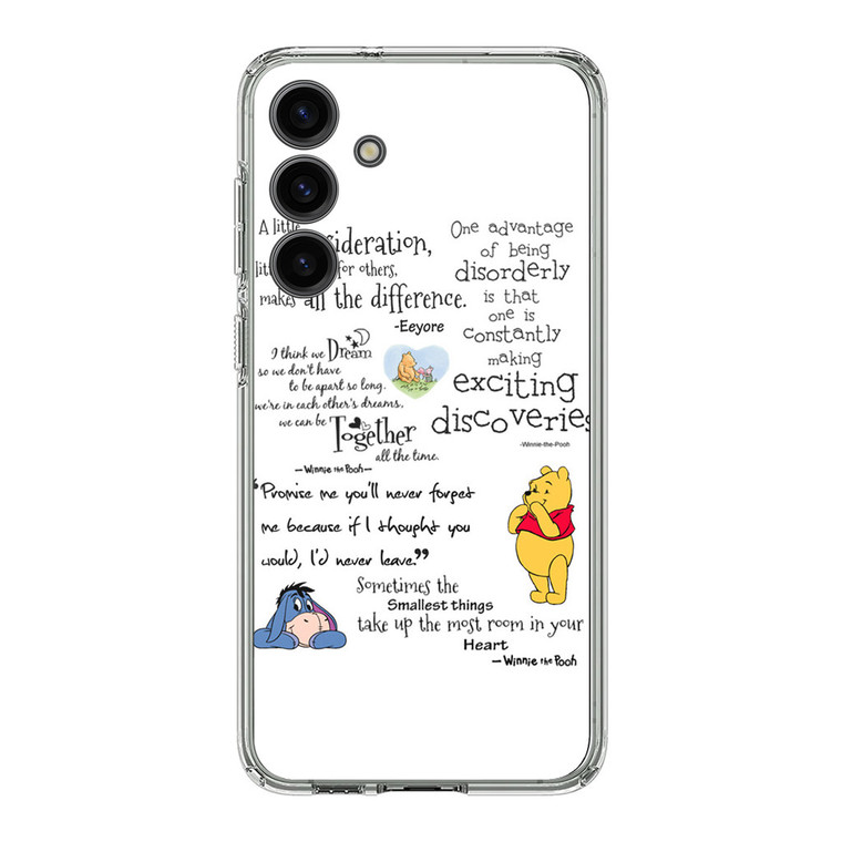 Winnie The Pooh Cute Samsung Galaxy S24 Case
