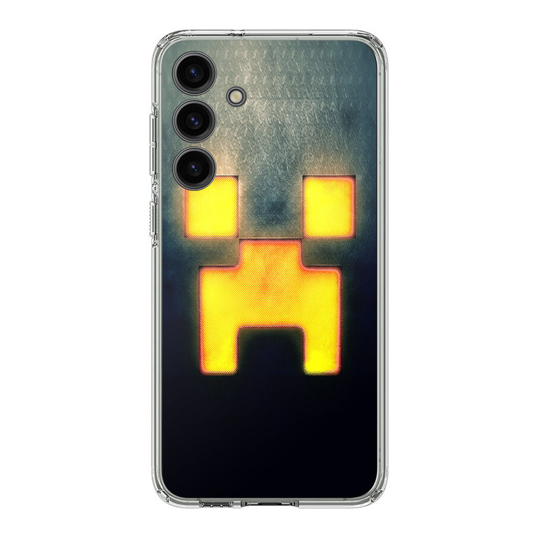 Minecraft Creeper Black Samsung Galaxy S24 Case