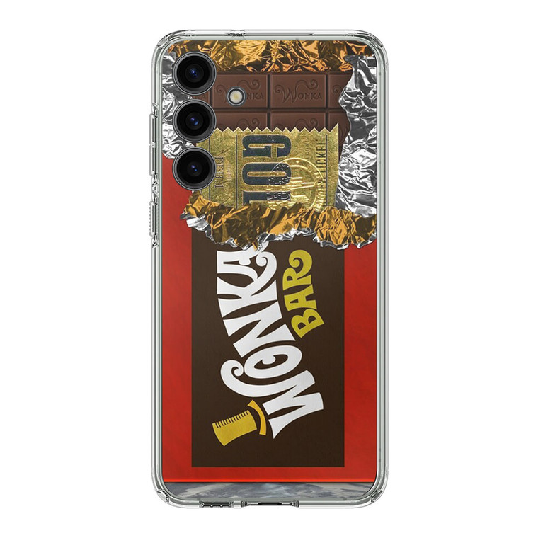 Wonka Chocolate Bar With Golden Ticket Samsung Galaxy S24 Case