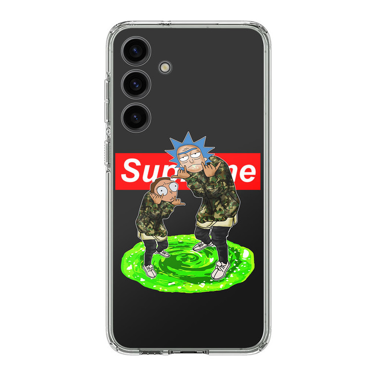 Rick and Morty Supreme Samsung Galaxy S24 Case