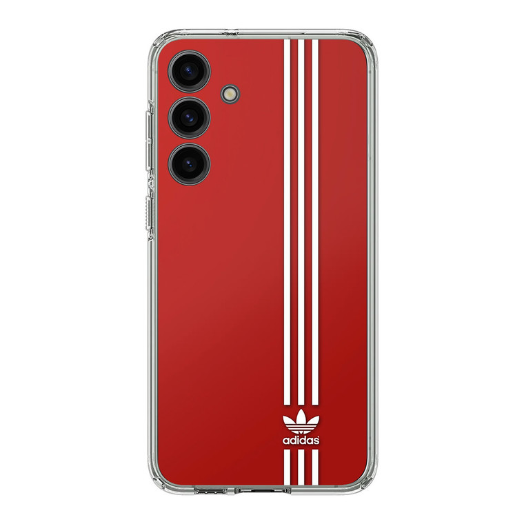 Brand Adidas Red White Sport Samsung Galaxy S24 Case
