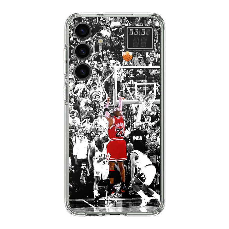 Michael Jordan Shoot in NBA Samsung Galaxy S24 Case