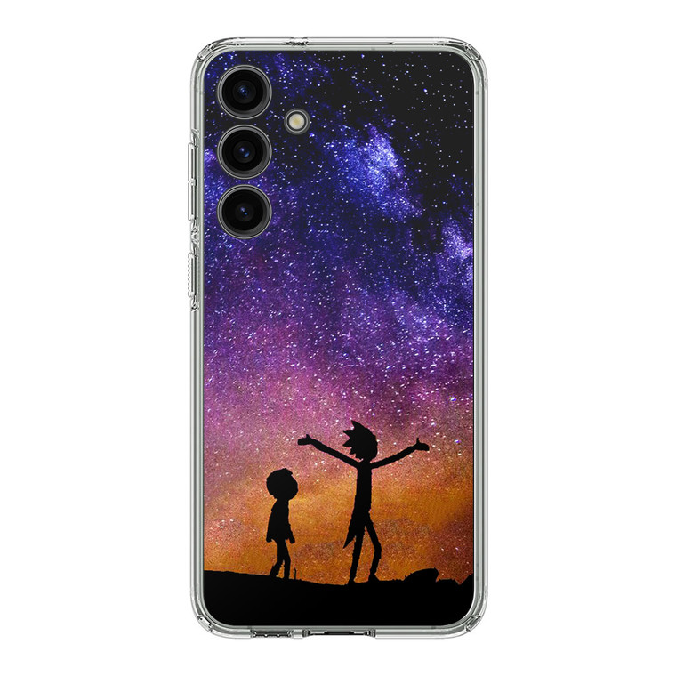 Rick and Morty Space Nebula Samsung Galaxy S24 Case