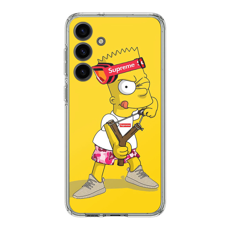Explore Bart Simpson Supreme Samsung Galaxy S24 Case
