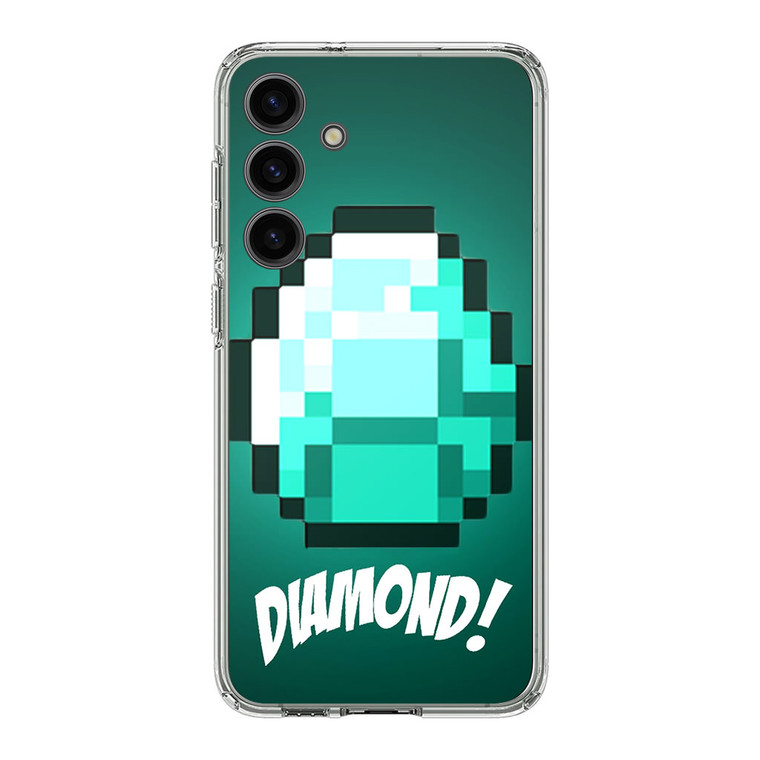 Diamond Minecraft Samsung Galaxy S24 Plus Case