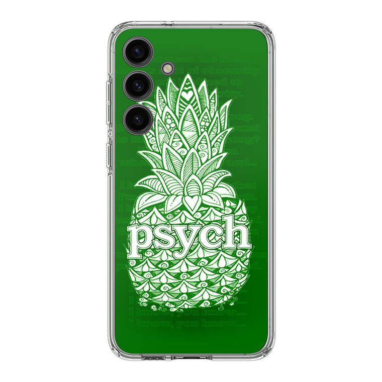 Psych Pineaple Samsung Galaxy S24 Plus Case