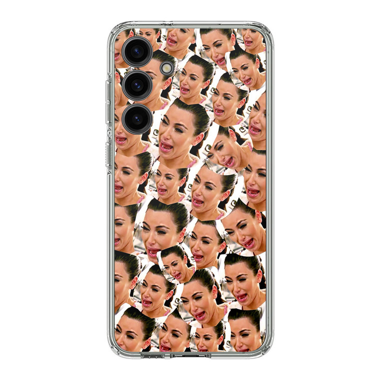 Kim Kardashian Crying Collage Samsung Galaxy S24 Plus Case