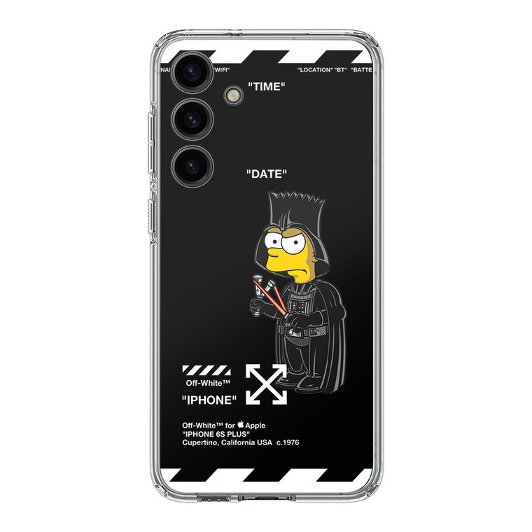 Bart Off White Darth Vader Mode Samsung Galaxy S24 Plus Case