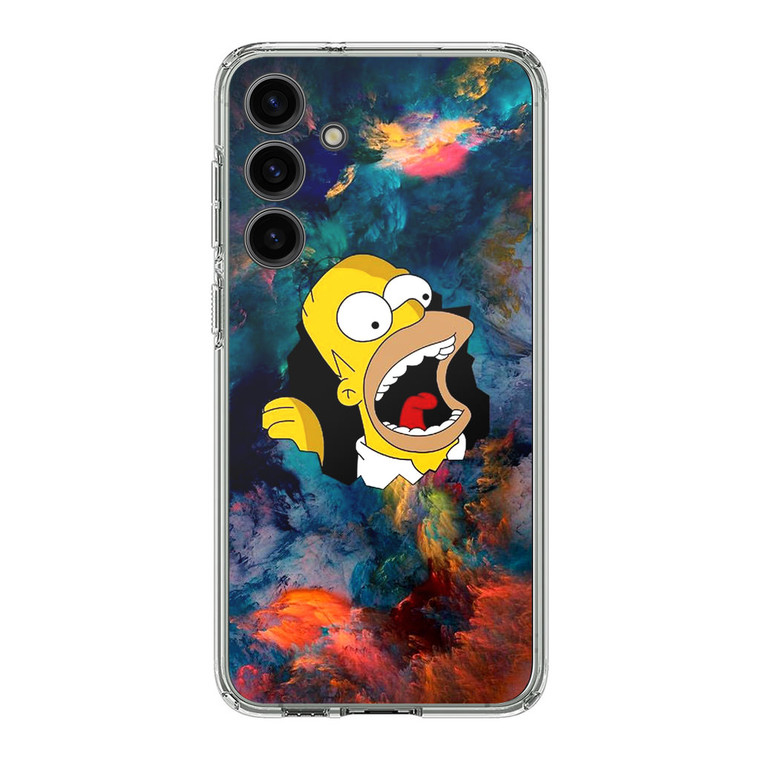 Homer Behind The Black Hole Samsung Galaxy S24 Plus Case
