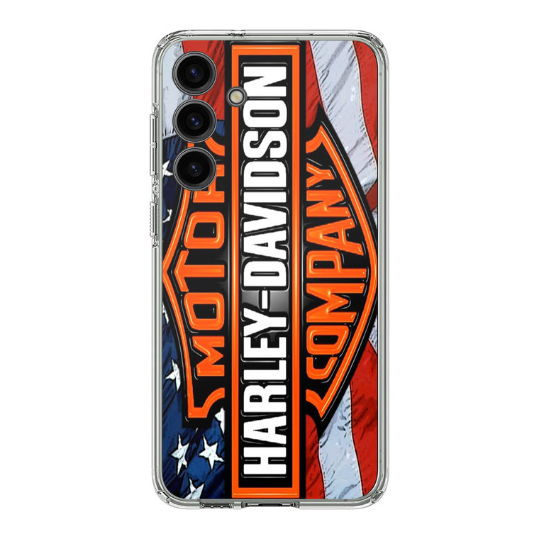 Harley Davidson Flag Samsung Galaxy S24 Plus Case