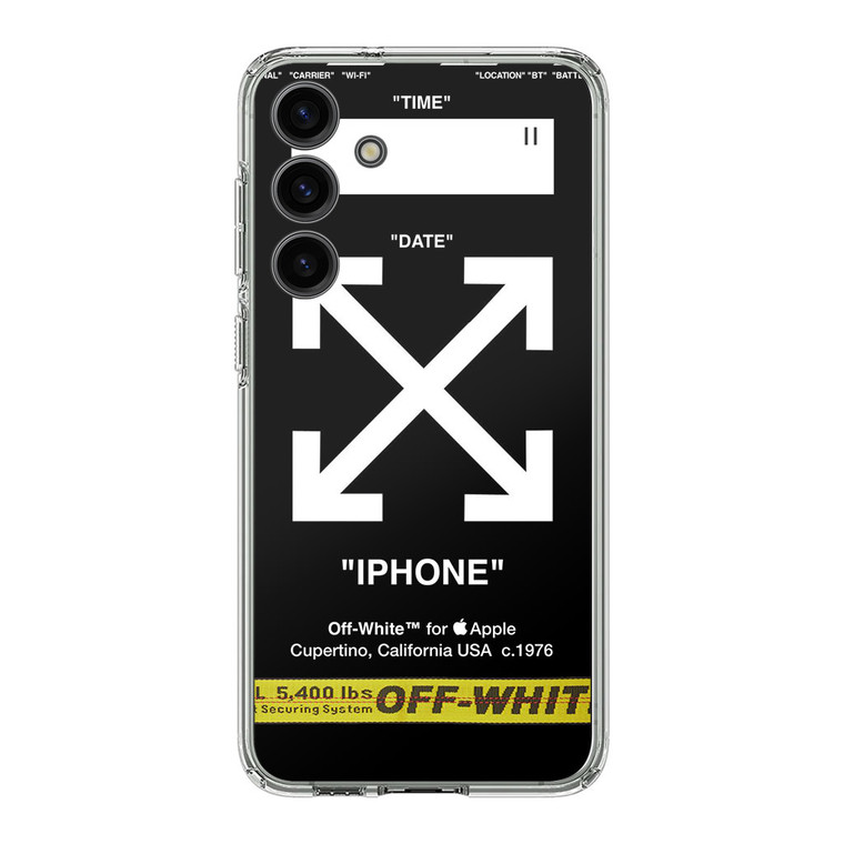 Off White X Apple Samsung Galaxy S24 Plus Case