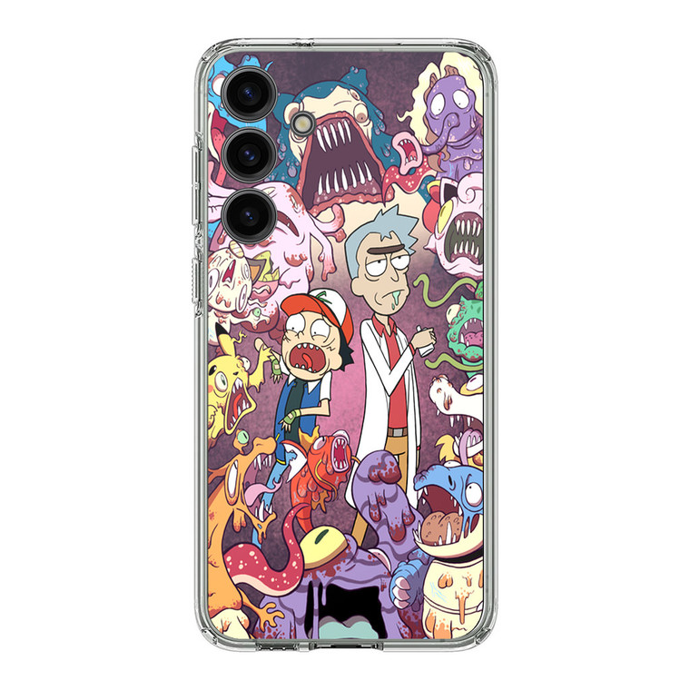 Rick And Morty Pokemon1 Samsung Galaxy S24 Plus Case