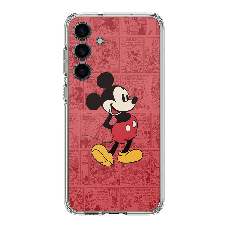 Mickey Mouse Black Samsung Galaxy S24 Plus Case