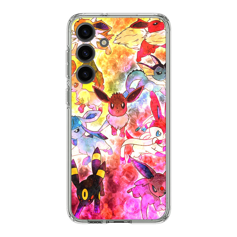 Pokemon Eevee Collage Samsung Galaxy S24 Plus Case