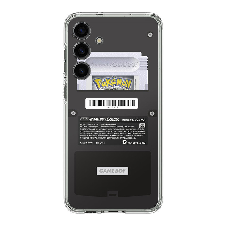 Black Gameboy Color - Silver Cartridge Samsung Galaxy S24 Plus Case