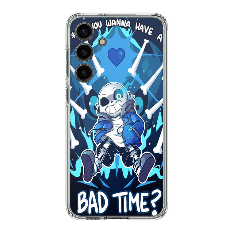 Undertale Sans Bad Time Samsung Galaxy S24 Plus Case