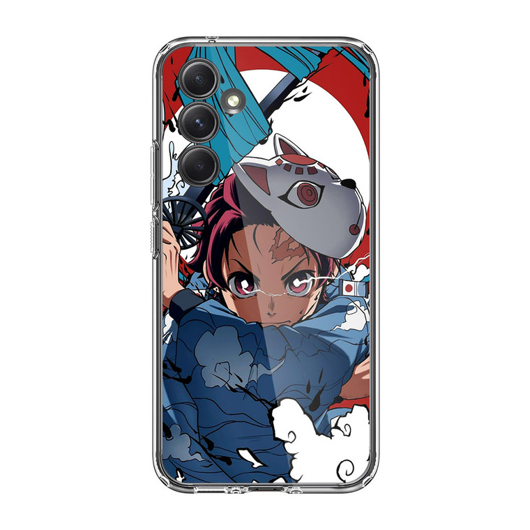 Tanjro Demon Slayer Fox Mask Samsung Galaxy A55 5G Case