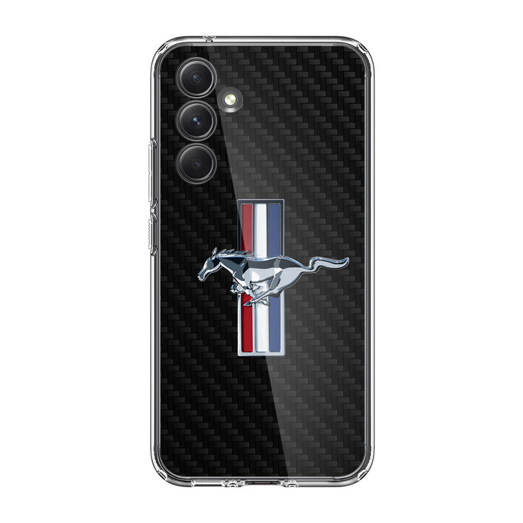 Ford Mustang GT Carbon Fibre Samsung Galaxy A55 5G Case