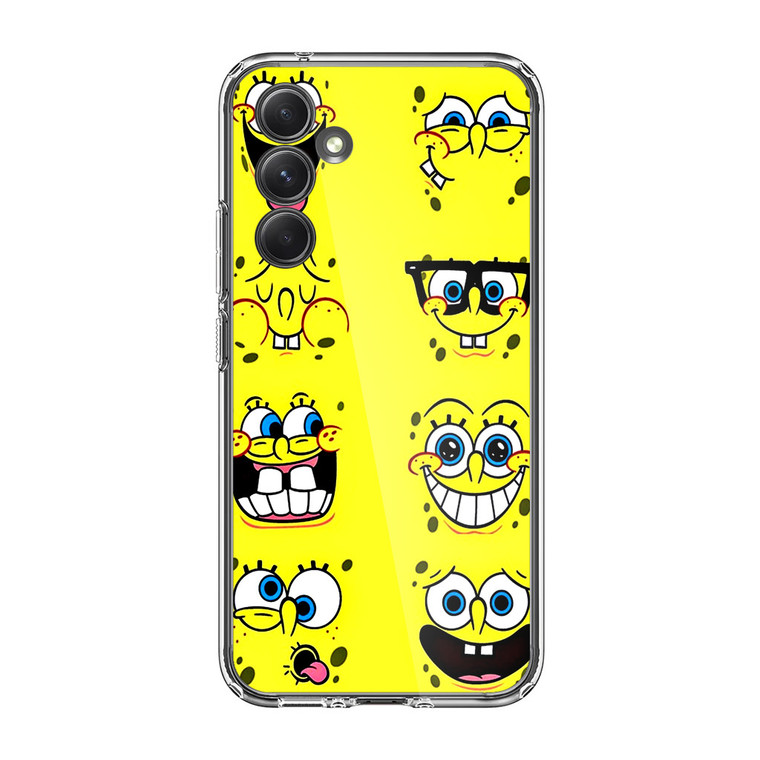 Spongebob Faces Samsung Galaxy A35 5G Case