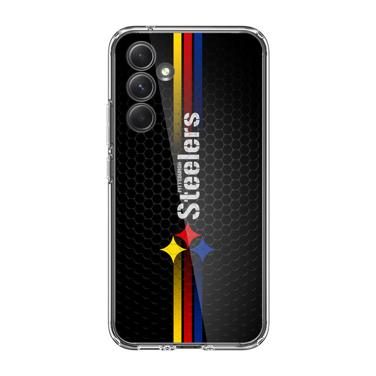 Pittsburgh Steelers Carbon Samsung Galaxy A35 5G Case