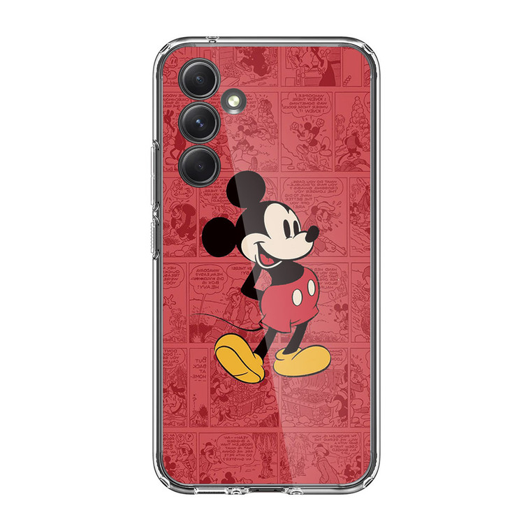Mickey Mouse Black Samsung Galaxy A35 5G Case