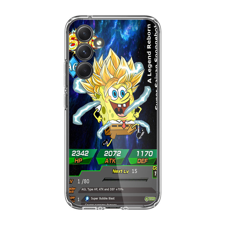 Super Saiyan Spongebob Samsung Galaxy A35 5G Case