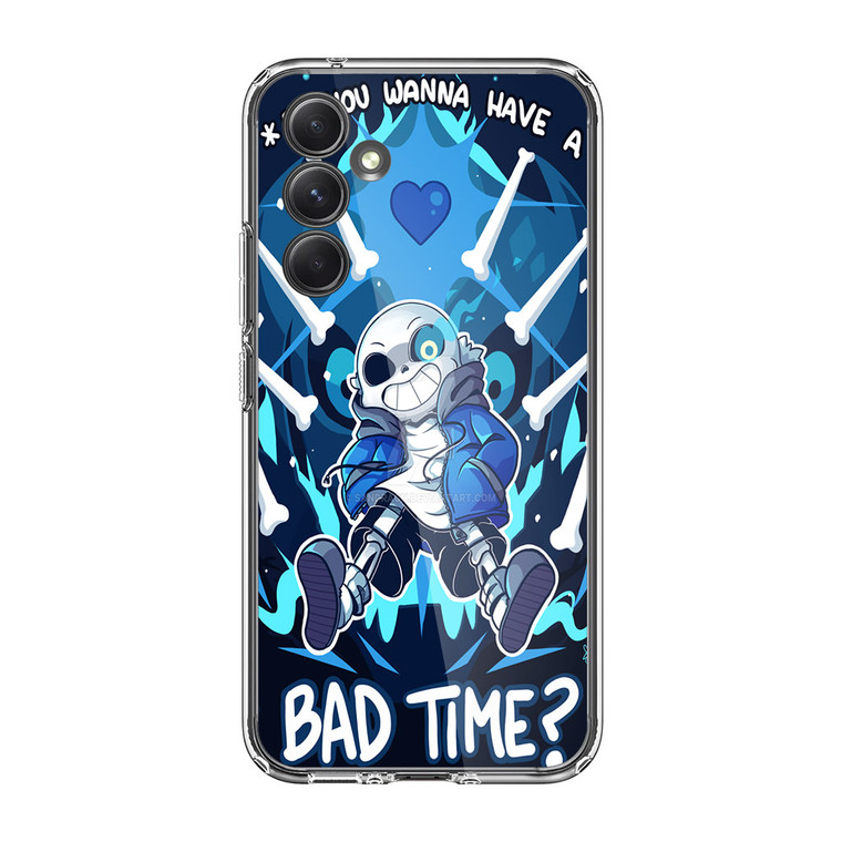 Undertale Sans Bad Time Samsung Galaxy A35 5G Case