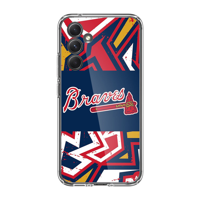 Atlanta Braves Baseball Samsung Galaxy A35 5G Case