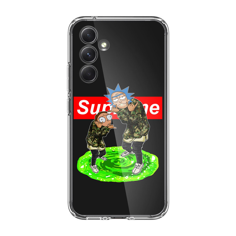 Rick and Morty Supreme Samsung Galaxy A35 5G Case