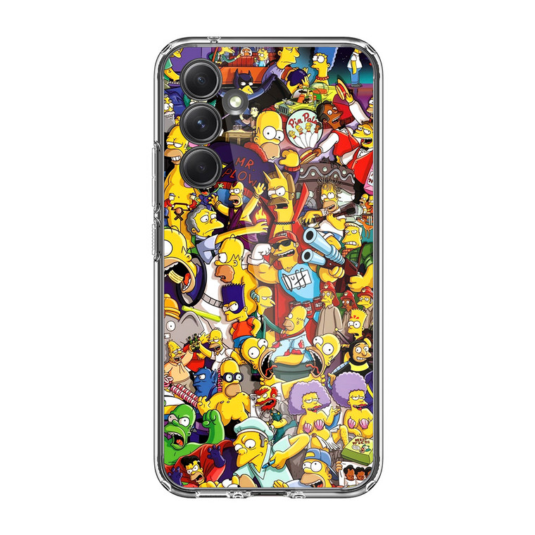 The Simpsons Characters Samsung Galaxy A35 5G Case