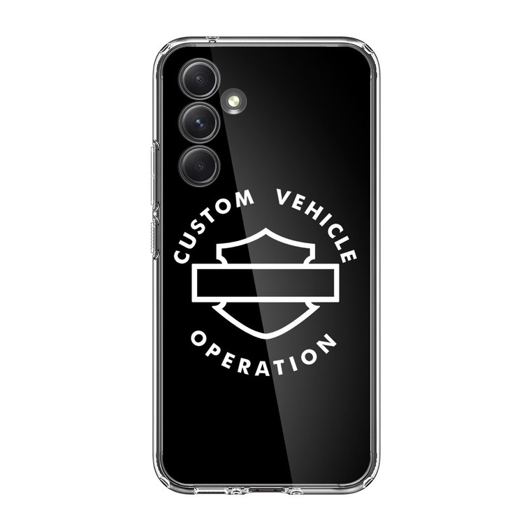 Harley Davidson Custom Vehicle Operation Samsung Galaxy A35 5G Case