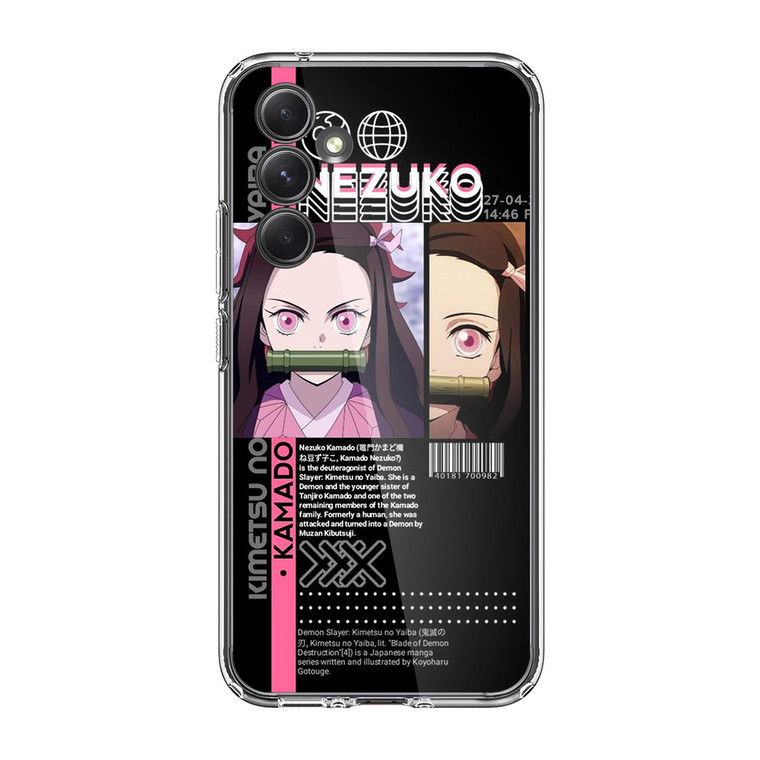 Nezuko Kamado Kimetsu no Yaiba Samsung Galaxy A35 5G Case