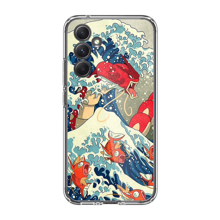 The Great Wave Of Kanto Pokemon Samsung Galaxy A35 5G Case